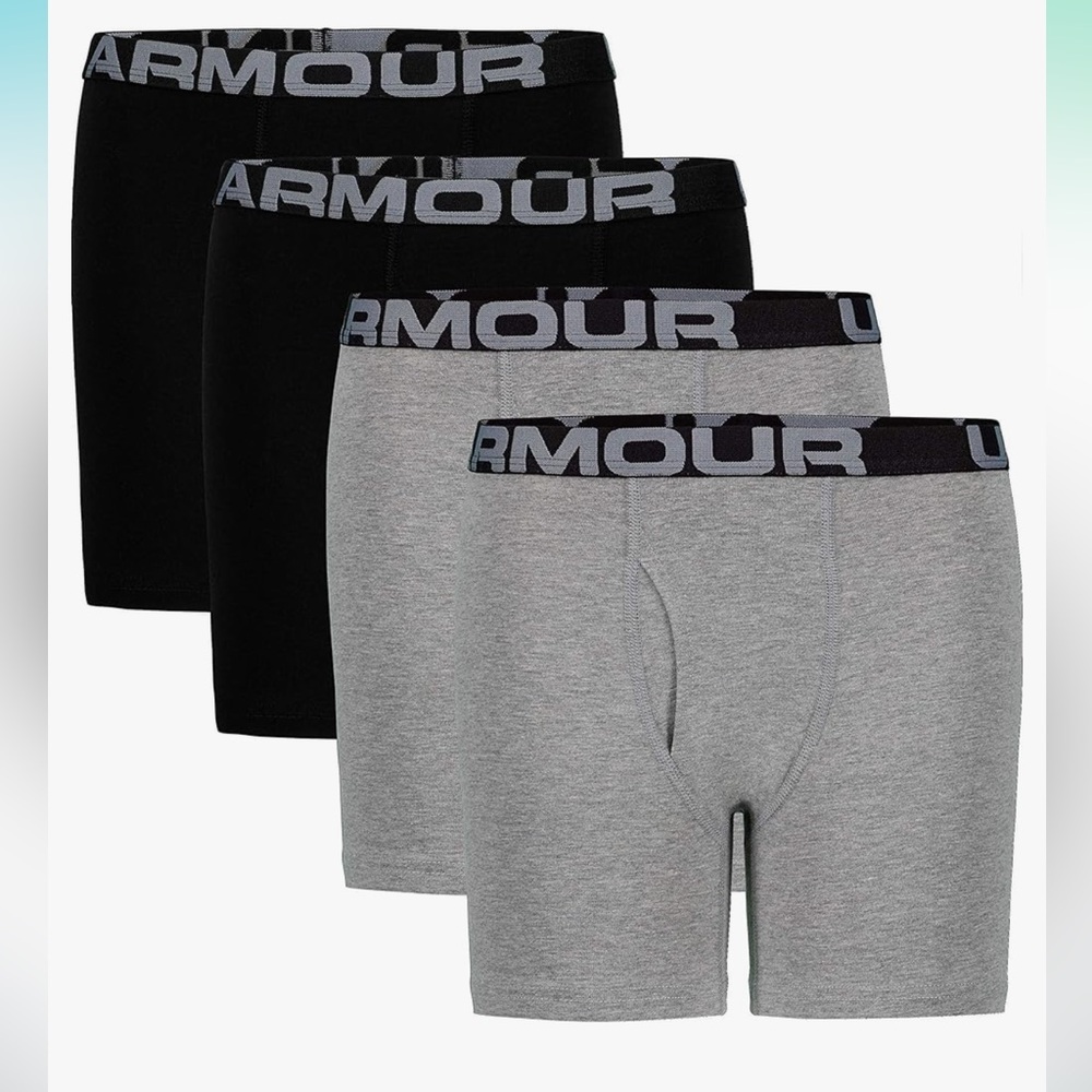 Under Armour boys Charged Stretch Boxer Jock, Lightweight & Smooth Stretch Fit